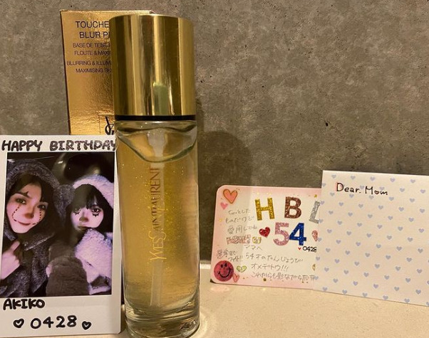 生稲晃子に遥香から誕生日プレゼント
