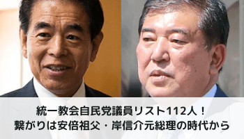 自民党と統一教会