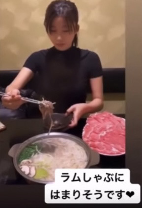 小倉優香ラム肉