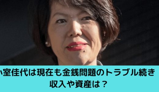 小室佳代は現在も金銭問題のトラブル続き！収入や資産は？